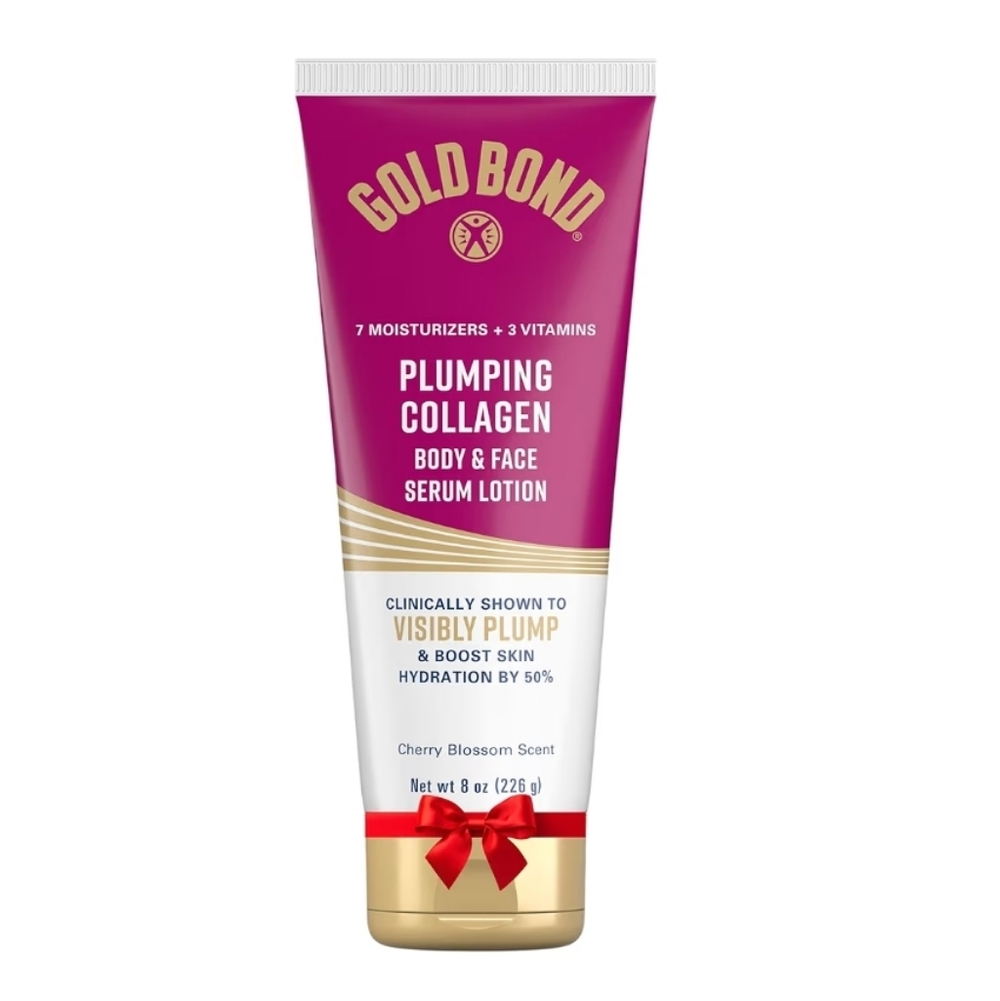 Gold Bond Plumping Collagen Body & Face Serum Lotion - Pink & Gold